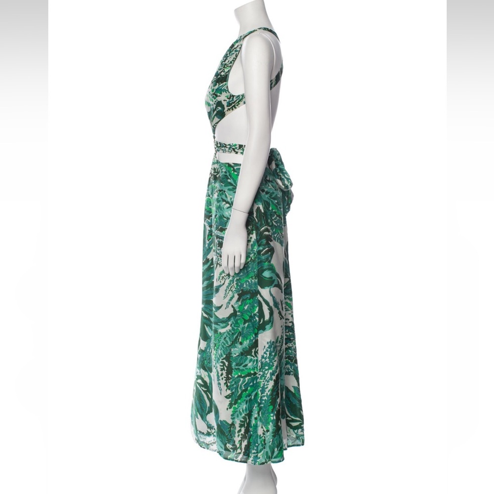 Cult Gaia Sexy Printed Long Dress, Size Xs In A Very Good Condition View 2